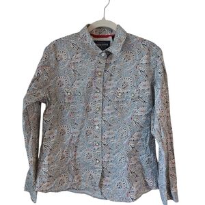Panhandle Slim Blue Paisley Button Down Shirt
